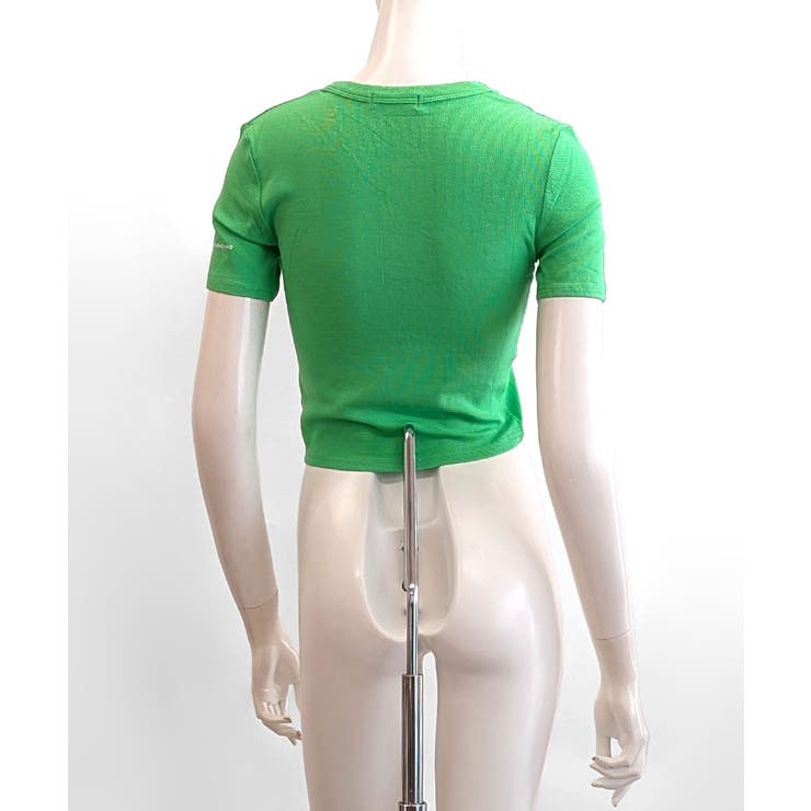 Uネック半袖Tシャツ ショート丈 クロップド丈 | Riff | 詳細画像35 