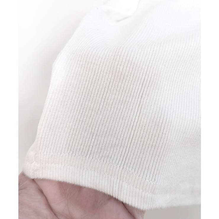 Uネック半袖Tシャツ ショート丈 クロップド丈 | Riff | 詳細画像40 