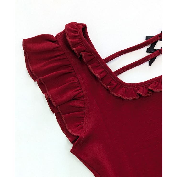 バックリボンスクエアネックフリルトップス 2WAY フレンチスリーブ | Riff | 詳細画像23 