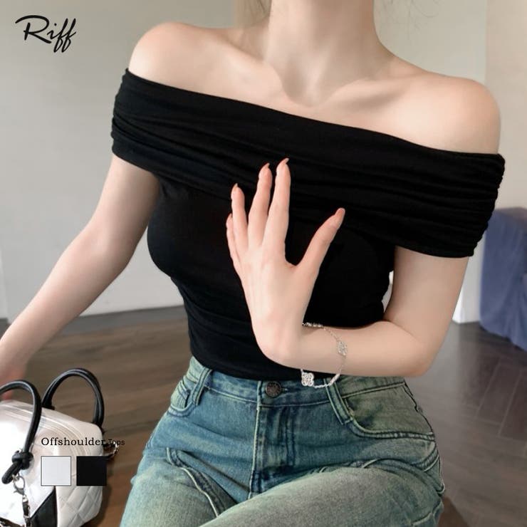 ★Coast プリーツオフショルダーストラッピー 魅惑的マキシ★ SLY | OFF SHOULDER 2P トップス (ニット ) |SHEL'TTER WEBSTORE