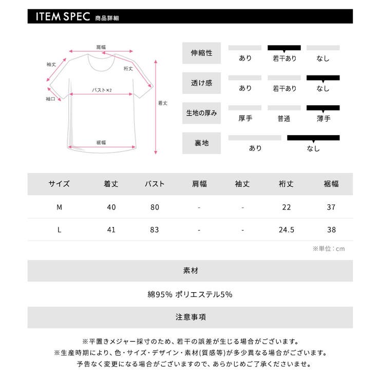 ヴィンテージ風ショート丈Tシャツ ロゴ刺繍 クロップド丈 | Riff | 詳細画像23 