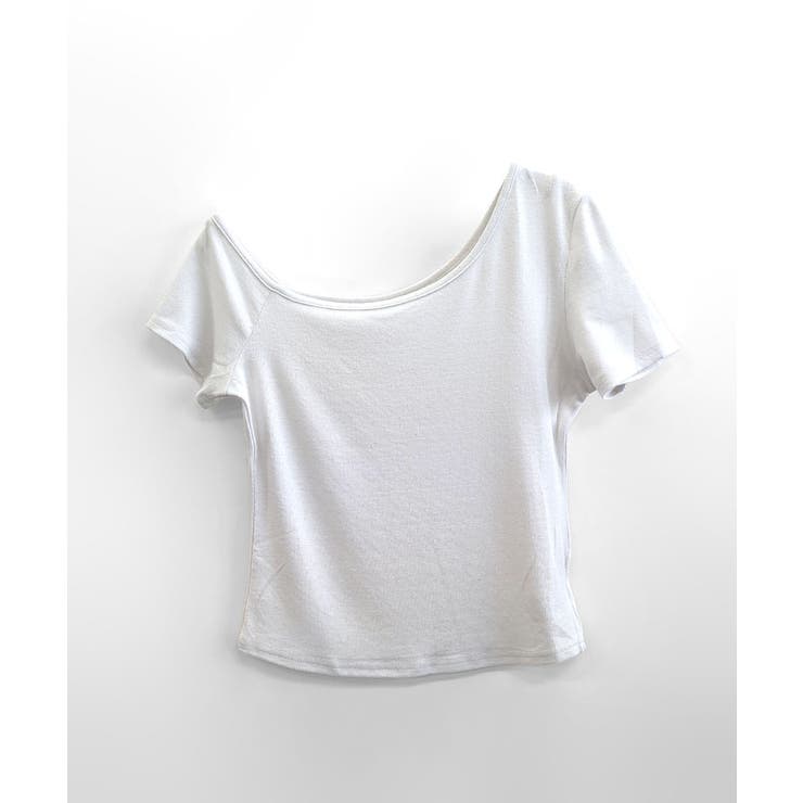 ワンショルダー半袖トップス Tシャツ カットソー | Riff | 詳細画像18 