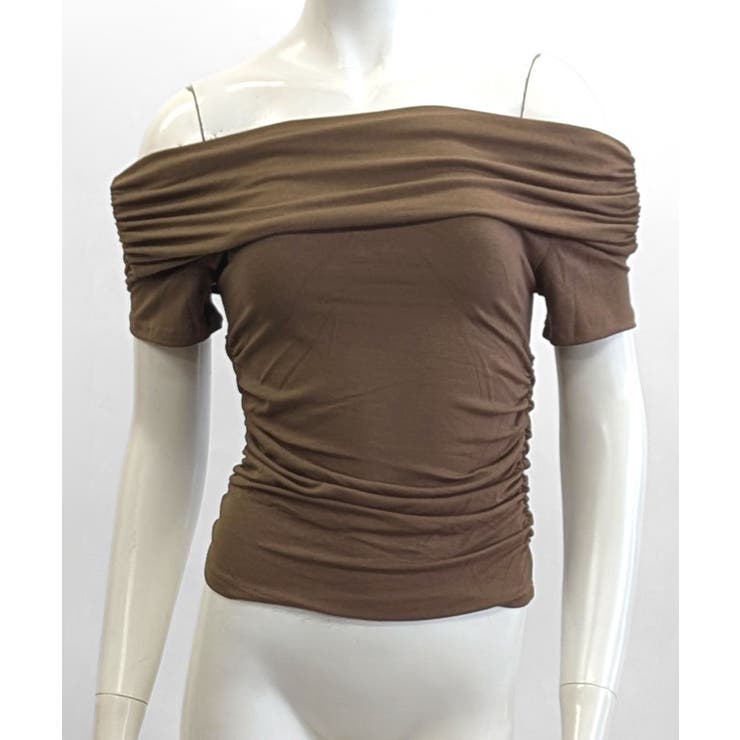 オフショルダートップス 半袖 Tシャツ | Riff | 詳細画像30 