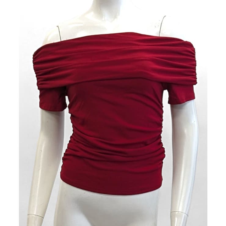 オフショルダートップス 半袖 Tシャツ | Riff | 詳細画像32 