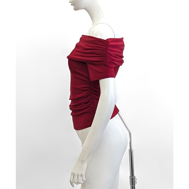 オフショルダートップス 半袖 Tシャツ | Riff | 詳細画像35 