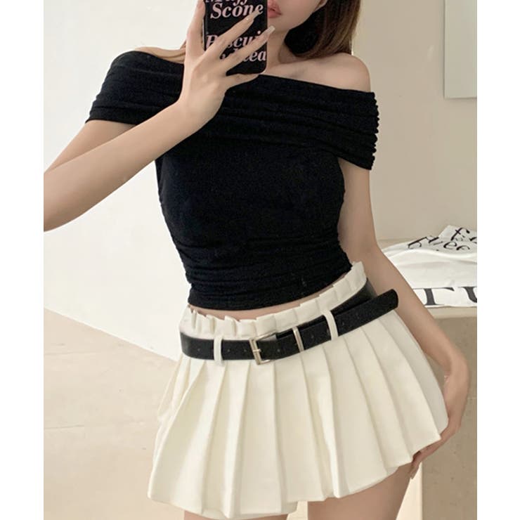 オフショルダートップス 半袖 Tシャツ | Riff | 詳細画像7 