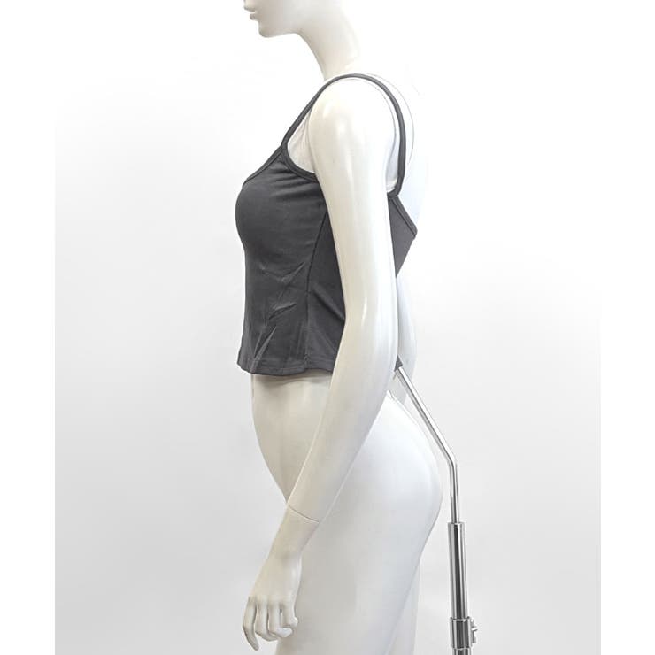 重ね着風タンクトップ フェイクレイヤード ドッキング | Riff | 詳細画像18 