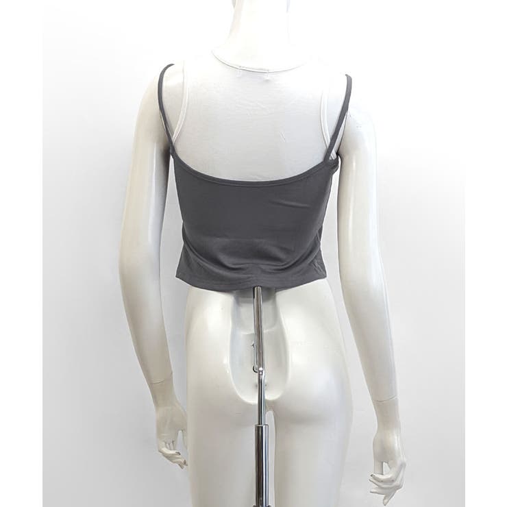 重ね着風タンクトップ フェイクレイヤード ドッキング | Riff | 詳細画像19 