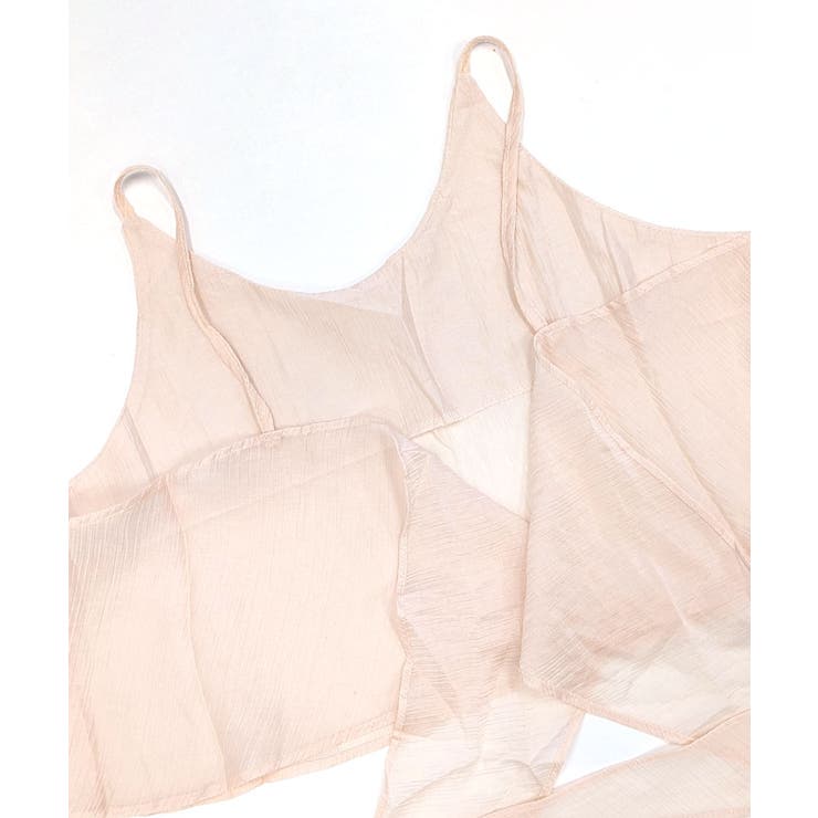 [2点セット] フロントリボンビスチェ+シアーブラウス アンサンブル | Riff | 詳細画像32 