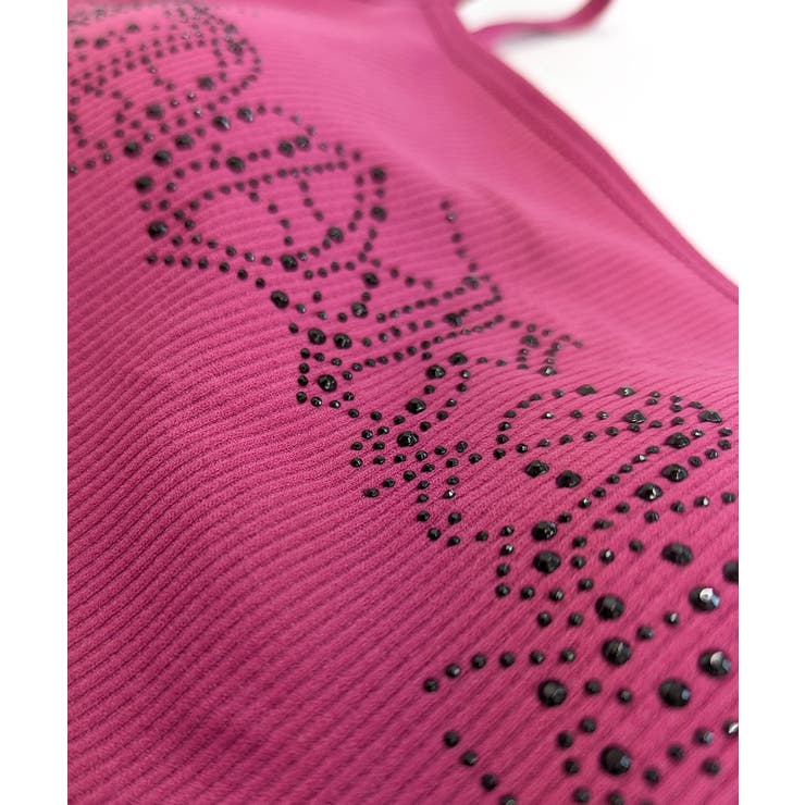 カップ付きラインストーンタンクトップ ブラトップ キャミソール | Riff | 詳細画像30 