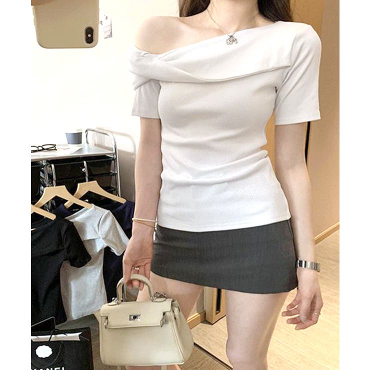 ワンショルトップス 半袖 Tシャツ | Riff | 詳細画像3 