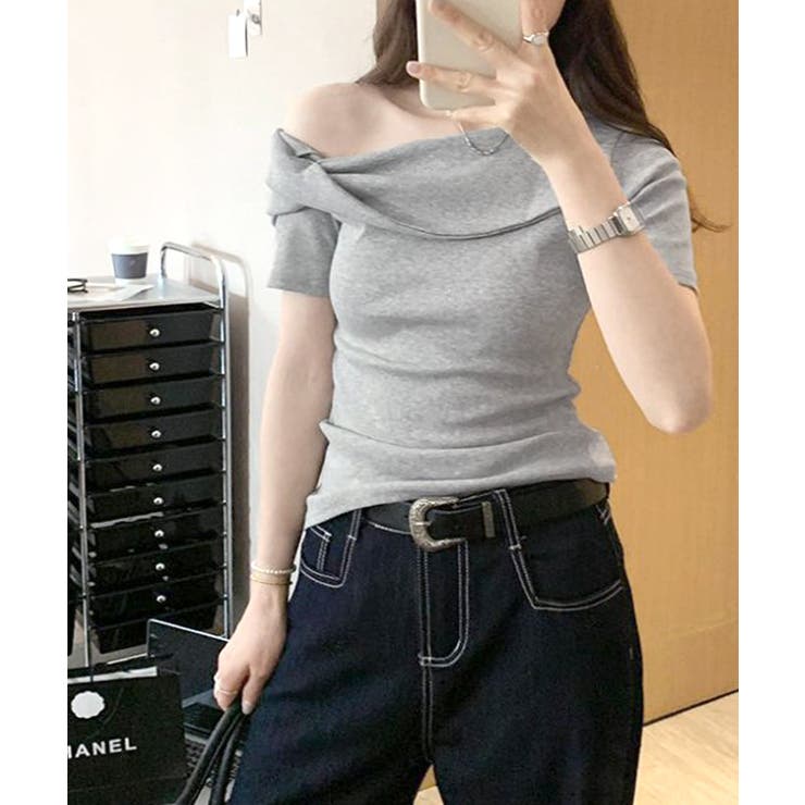 ワンショルトップス 半袖 Tシャツ | Riff | 詳細画像8 