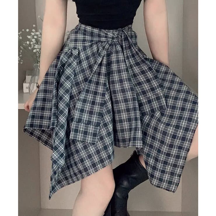 和柄 巻きスカート ロングタイプ 鶴 和風 ラップスカート 松鶴