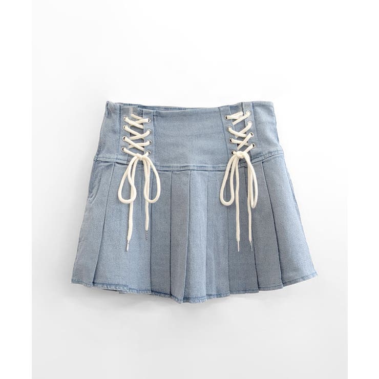 25年新作✨タグ付き✨アリスアンドオリビア デニム ミニスカート プリーツ 24 25年新作✨タグ付き✨アリスアンドオリビア デニム ミニスカート