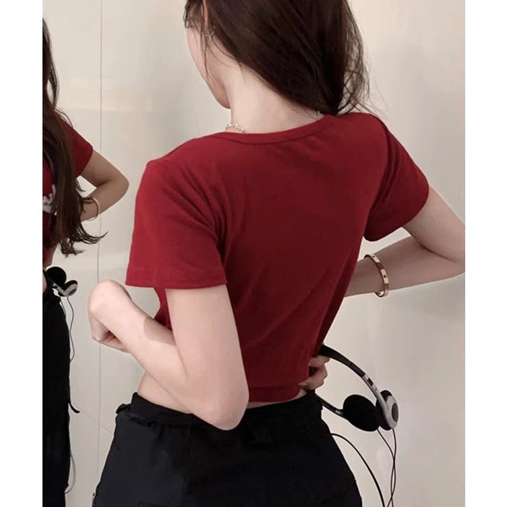 ヘンリーネックロゴプリントTシャツ 半袖 プリントT | Riff | 詳細画像25 