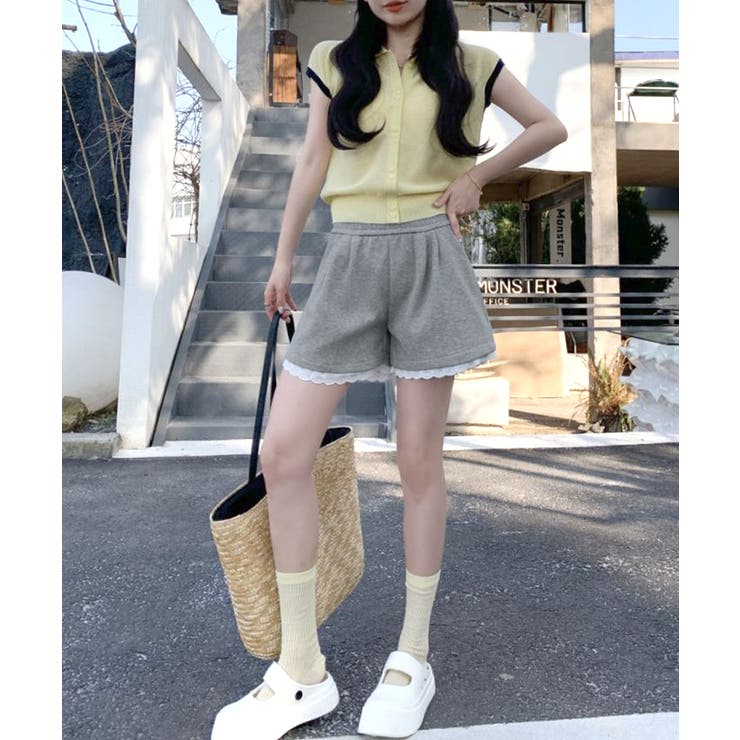 3.1 Phillip Lim アイレットレース ショートパンツ | ホワイト