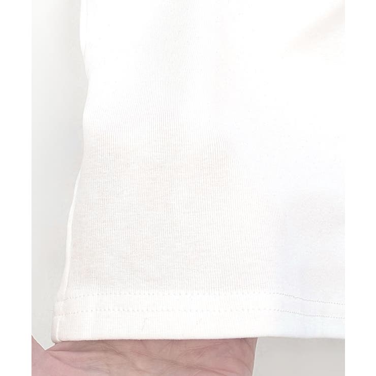 パールリボン付き半袖ロゴTシャツ チャーム付き クルーネック | Riff | 詳細画像25 