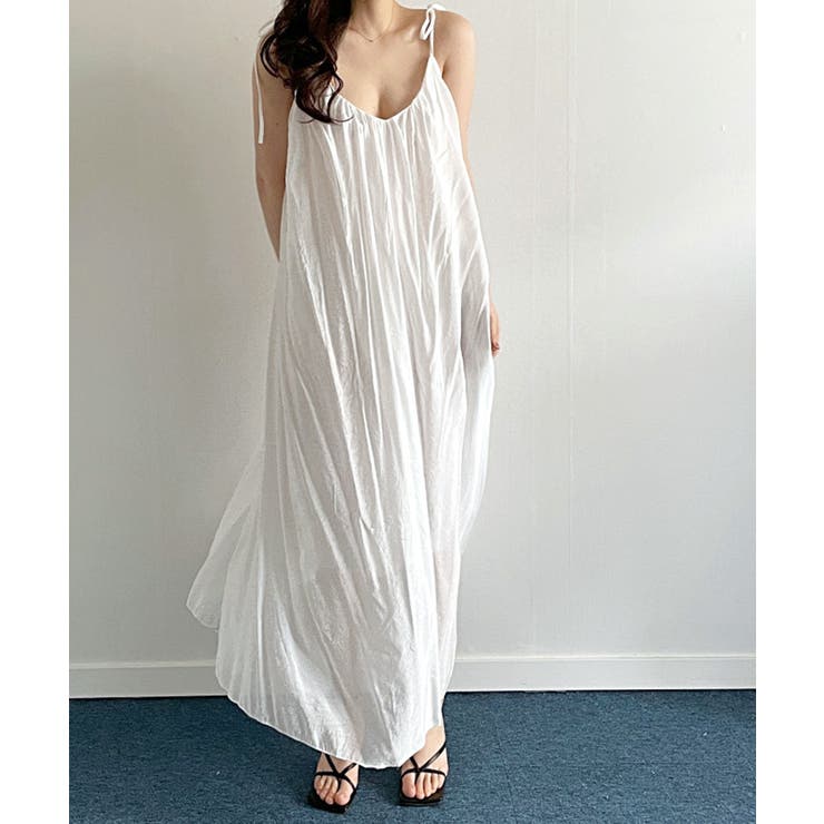 Uhr Back Open Camisole Dress キャミワンピースK41 Uhr Back Open Camisole Dress キャミワンピースK41 - メルカリ