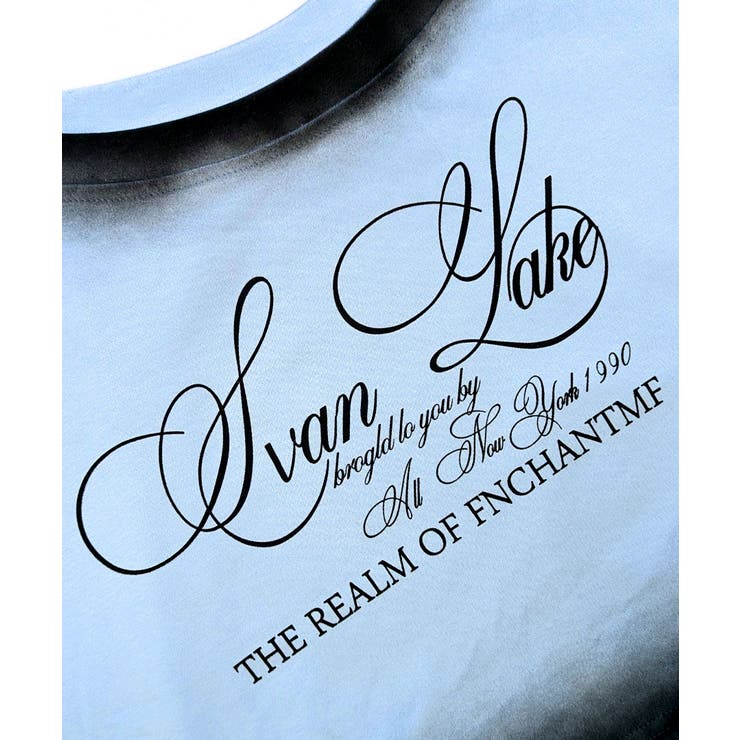 スプレー加工裾ドロストロゴプリントTシャツ ワンショル 英字プリント | Riff | 詳細画像28 