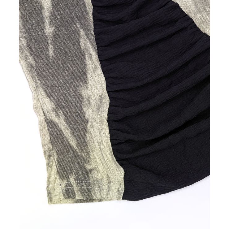 クロス切り替えロングTシャツ ロンT タイダイ | Riff | 詳細画像12 