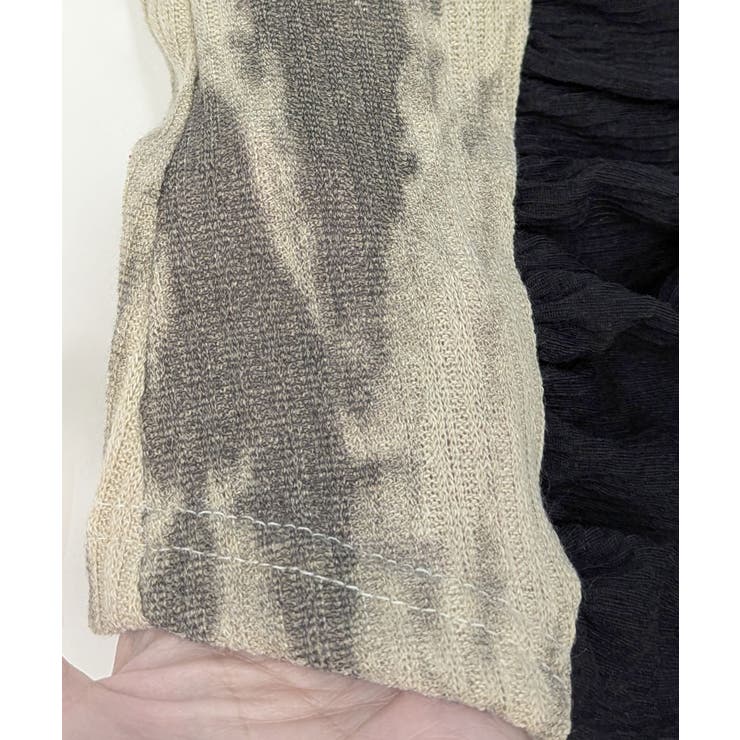 クロス切り替えロングTシャツ ロンT タイダイ | Riff | 詳細画像13 