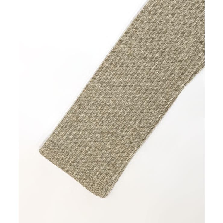 ネックベルトフロントジップ長袖トップス チョーカー プリント | Riff | 詳細画像23 