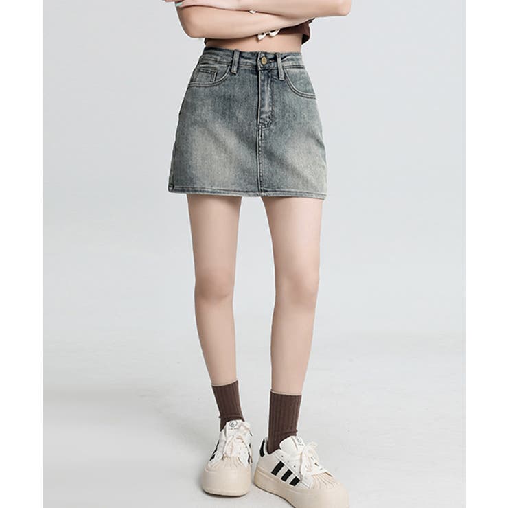 デニムミニスカート インナーパンツ付き スカパン | Riff | 詳細画像11 