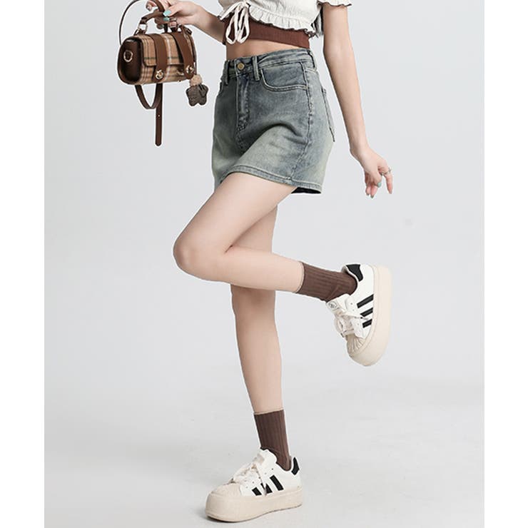 デニムミニスカート インナーパンツ付き スカパン | Riff | 詳細画像12 