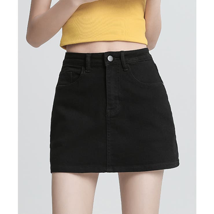 デニムミニスカート インナーパンツ付き スカパン | Riff | 詳細画像23 