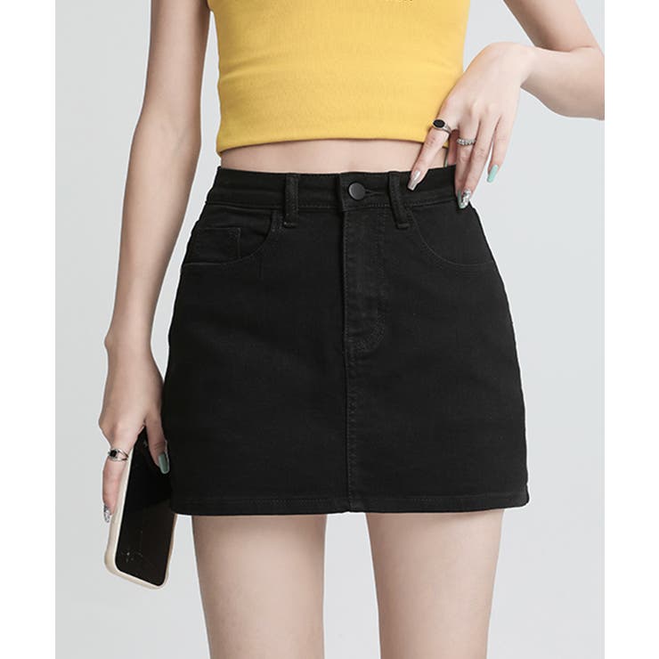 デニムミニスカート インナーパンツ付き スカパン | Riff | 詳細画像24 