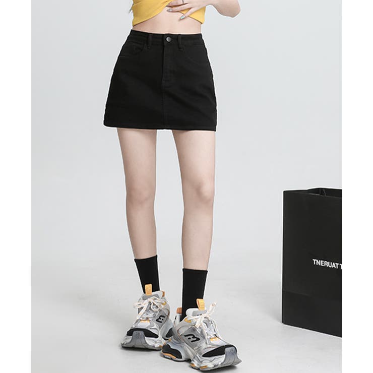 デニムミニスカート インナーパンツ付き スカパン | Riff | 詳細画像26 