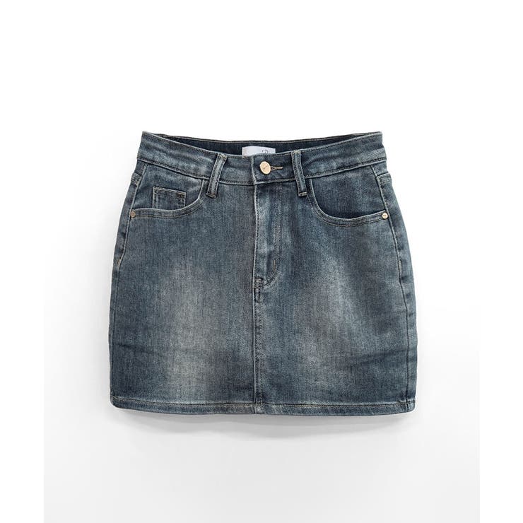 デニムミニスカート インナーパンツ付き スカパン | Riff | 詳細画像30 