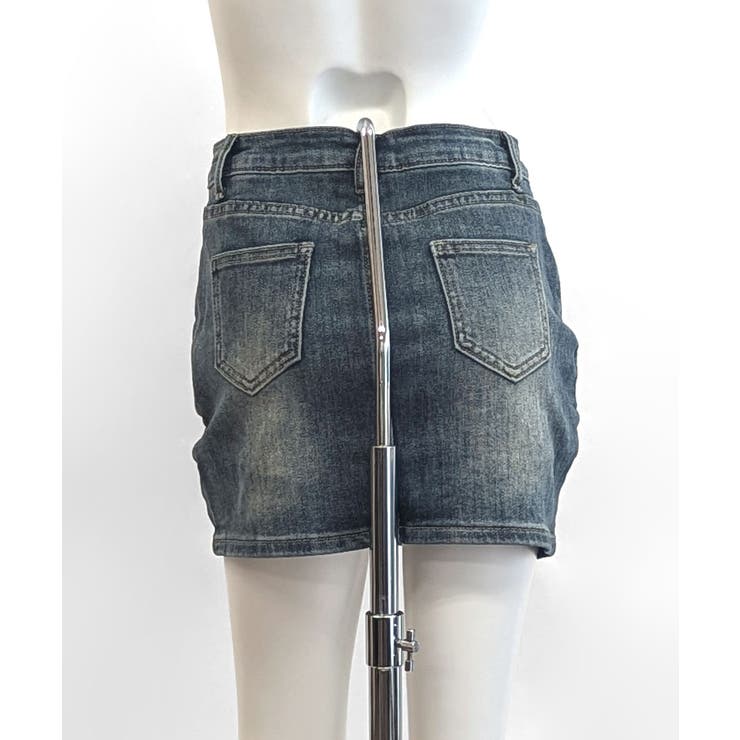 デニムミニスカート インナーパンツ付き スカパン | Riff | 詳細画像36 
