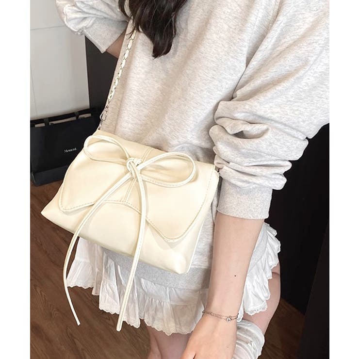 フロントリボンショルダーバッグ チェーンバッグ クラッチバッグ | Riff | 詳細画像21 