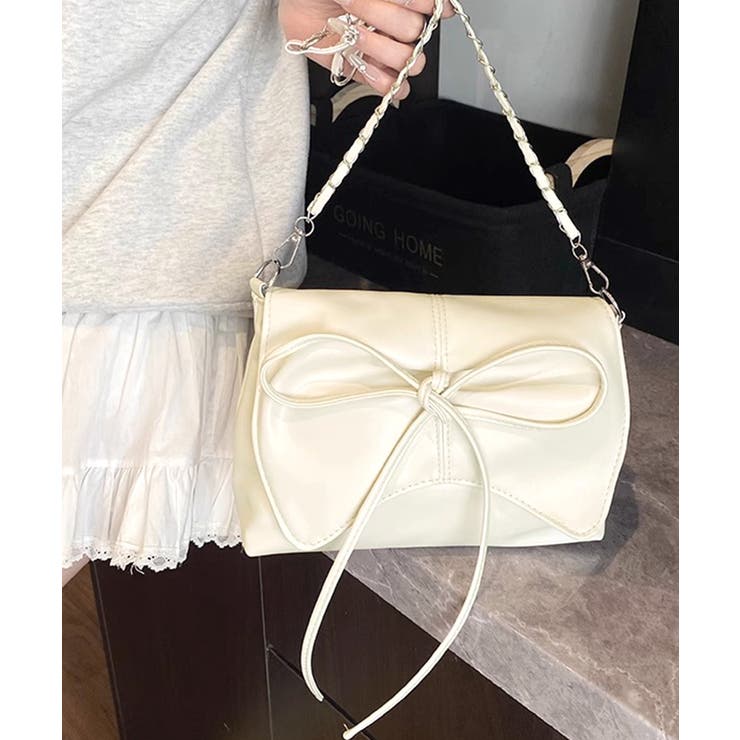 フロントリボンショルダーバッグ チェーンバッグ クラッチバッグ | Riff | 詳細画像22 