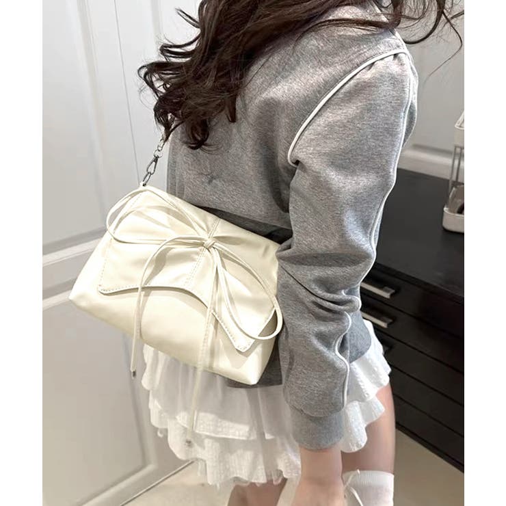 フロントリボンショルダーバッグ チェーンバッグ クラッチバッグ | Riff | 詳細画像25 