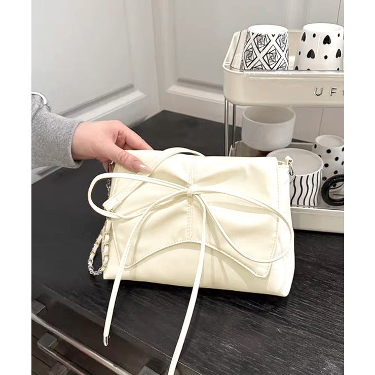 フロントリボンショルダーバッグ チェーンバッグ クラッチバッグ | Riff | 詳細画像26 