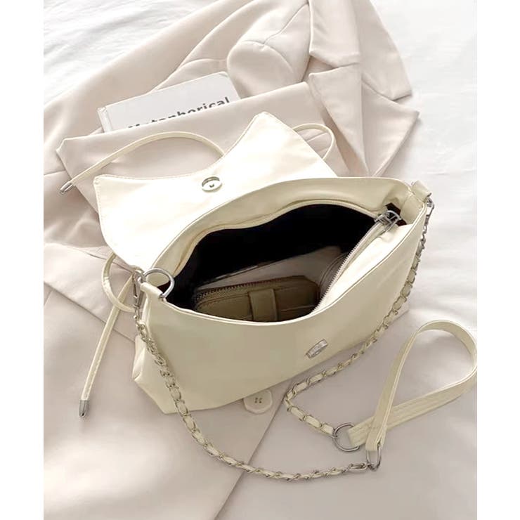 フロントリボンショルダーバッグ チェーンバッグ クラッチバッグ | Riff | 詳細画像28 