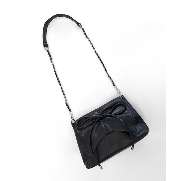 フロントリボンショルダーバッグ チェーンバッグ クラッチバッグ | Riff | 詳細画像30 