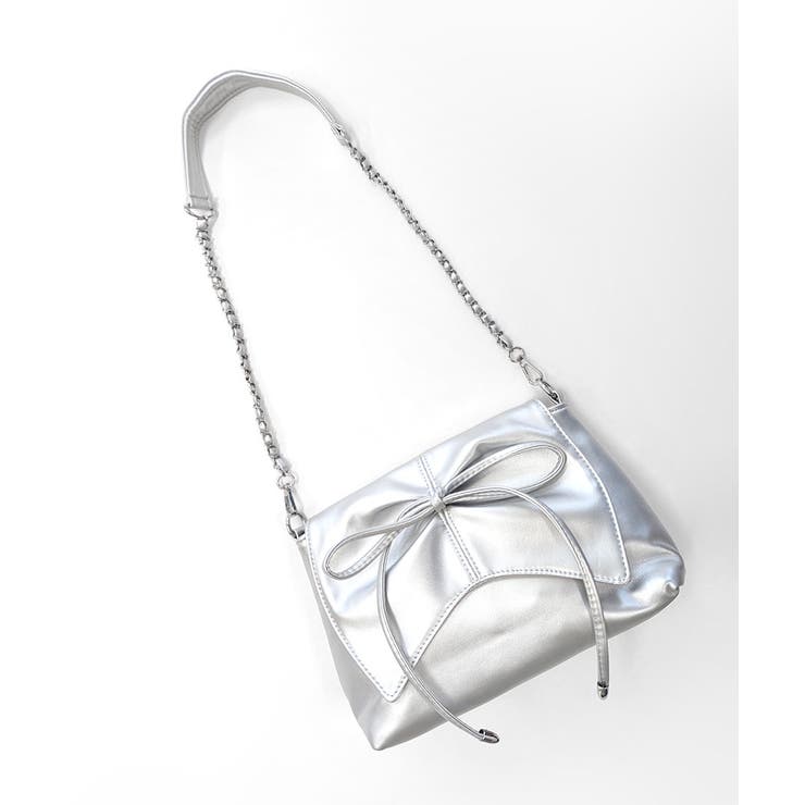 フロントリボンショルダーバッグ チェーンバッグ クラッチバッグ | Riff | 詳細画像32 
