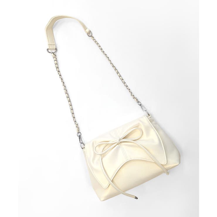 フロントリボンショルダーバッグ チェーンバッグ クラッチバッグ | Riff | 詳細画像33 