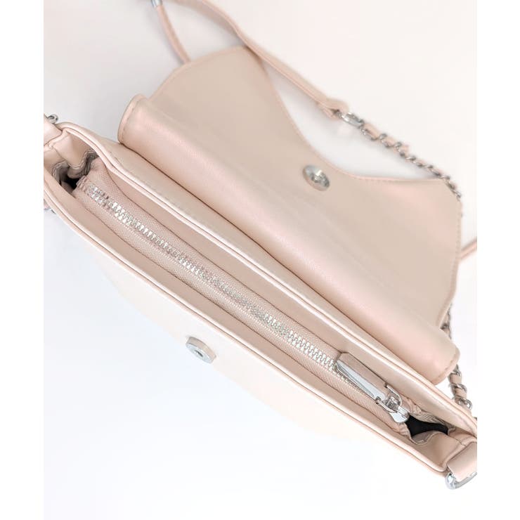 フロントリボンショルダーバッグ チェーンバッグ クラッチバッグ | Riff | 詳細画像38 