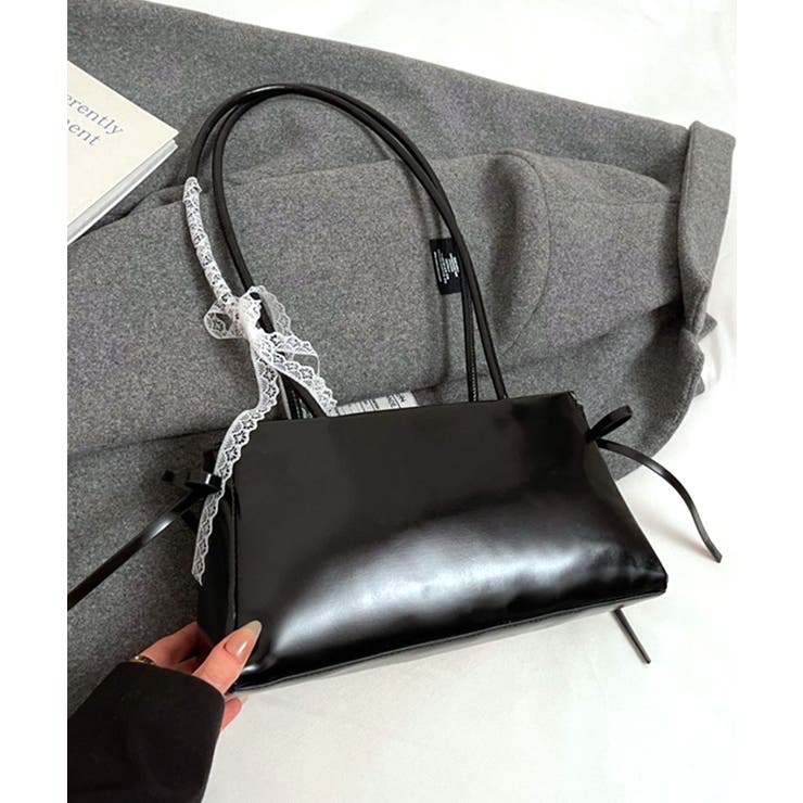 レースリボンショルダーバッグ トートバッグ ハンドバッグ | Riff | 詳細画像19 