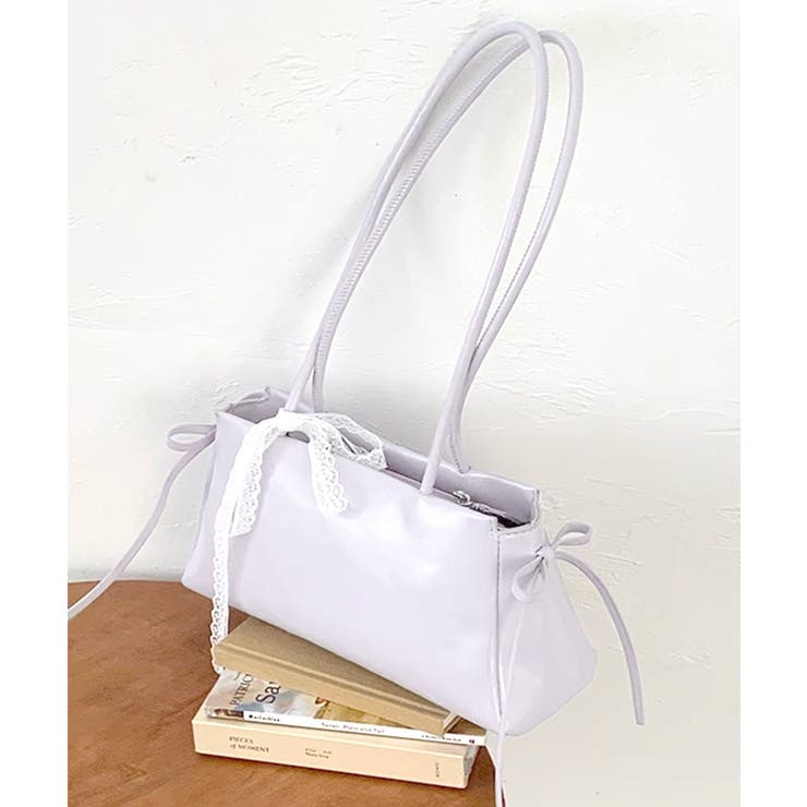 レースリボンショルダーバッグ トートバッグ ハンドバッグ | Riff | 詳細画像27 