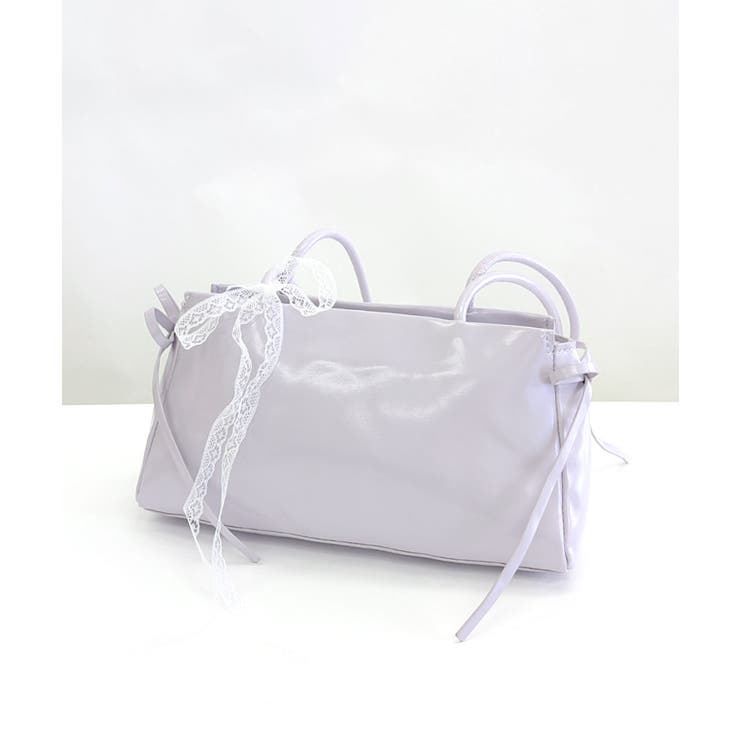 レースリボンショルダーバッグ トートバッグ ハンドバッグ | Riff | 詳細画像42 