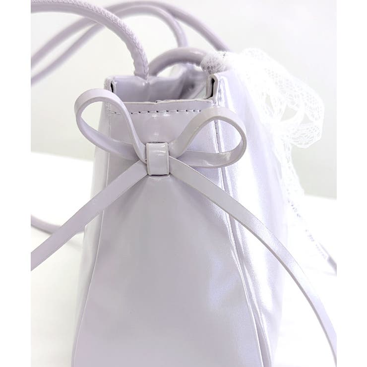 レースリボンショルダーバッグ トートバッグ ハンドバッグ | Riff | 詳細画像45 