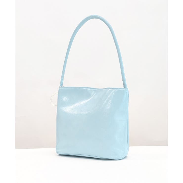 パールリボンチャーム付きショルダーバッグ トートバッグ ハンドバッグ | Riff | 詳細画像29 