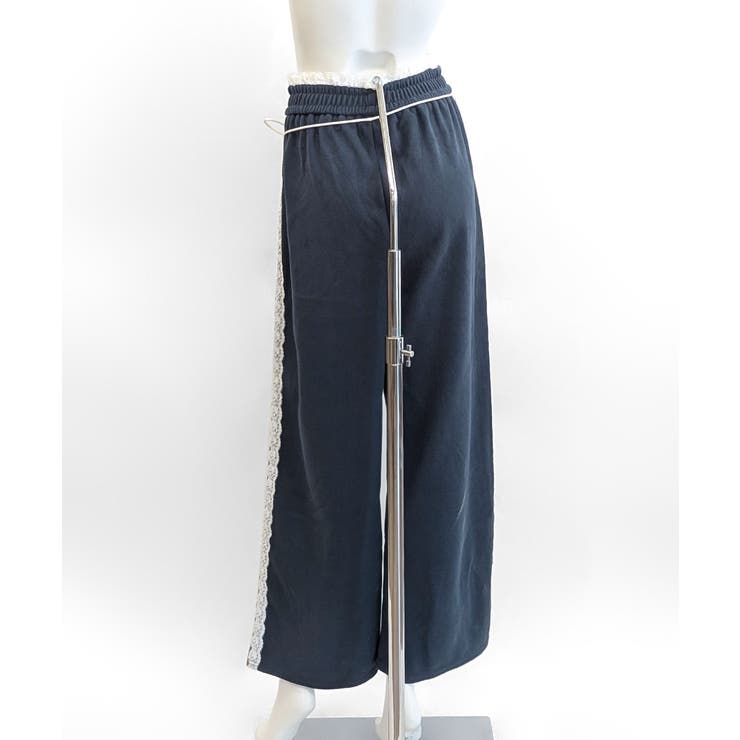 ウエストサイドレースワイドパンツ サイド刺繍 イージーパンツ | Riff | 詳細画像25 