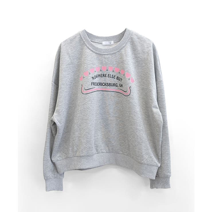 ハートプリントスウェット トレーナー オーバーサイズ | Riff | 詳細画像14 