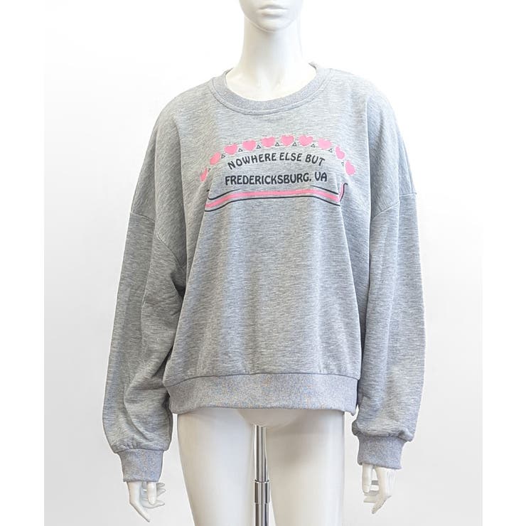 ハートプリントスウェット トレーナー オーバーサイズ | Riff | 詳細画像16 